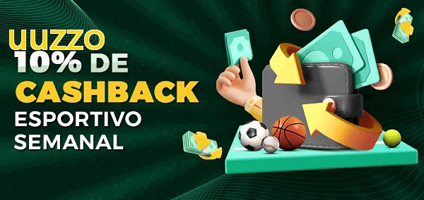 10% de bônus de cashback na uuzzo
